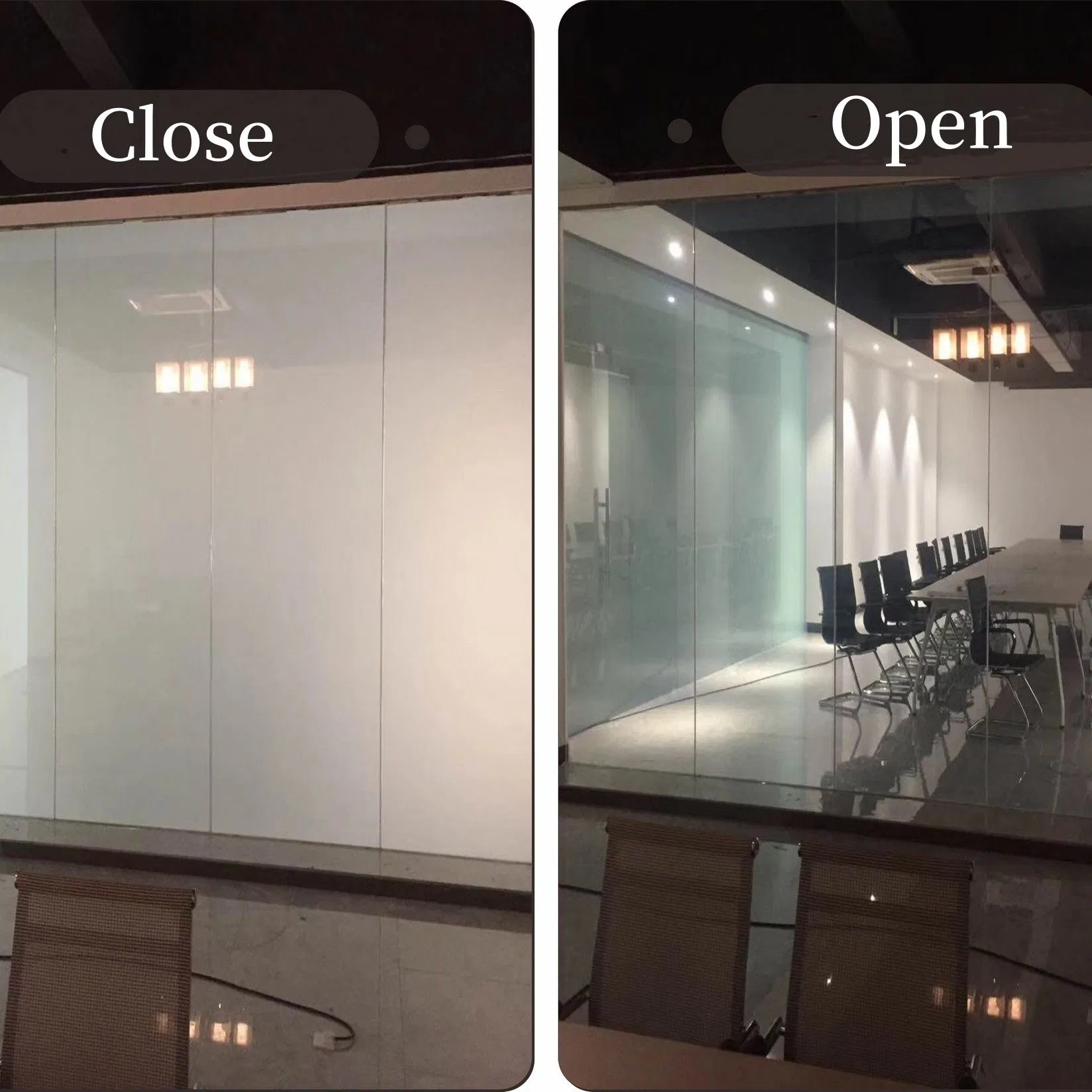 High-Tech Smart Dimming Glass Partition with Remote Control Functionality/Smart Switchable Glass/Pdlc Film Smart Glass