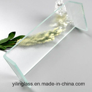 Toughened U Shaped Glass Grain Pattern U Channel Glass