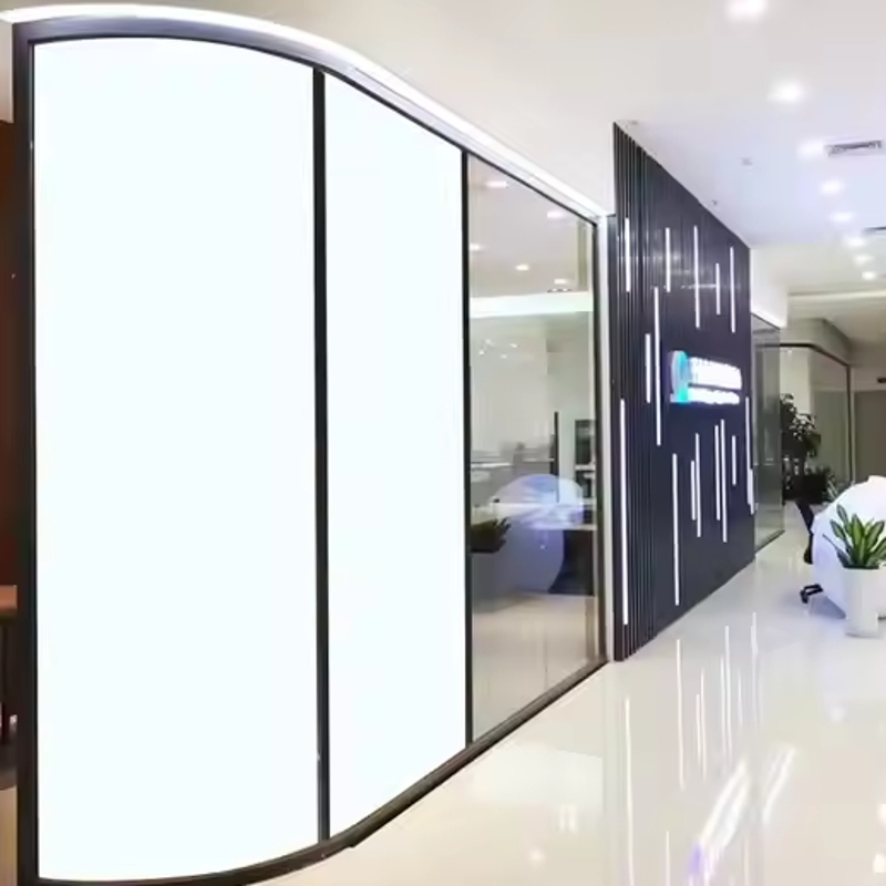 Office Privacy Smart Glass Electrical Dimming Opaque Pdlc Smart Glass Film Switchable