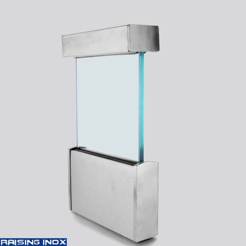 0.74 kN Frameless Glass Balustrade/Glass Channel/Glass Railing/Aluminium Profile