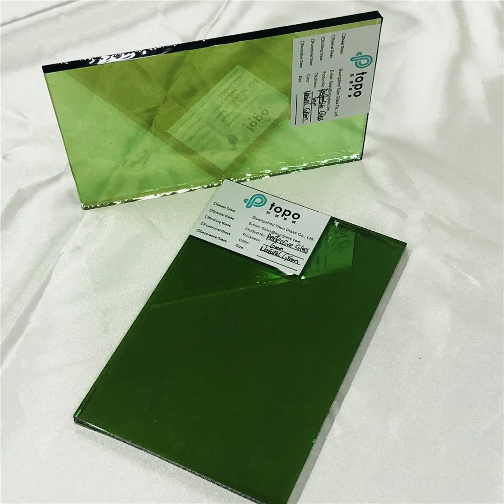12mm Super Self-Cleaning and Water Repellency Green Reflective Glass(R-Dg0