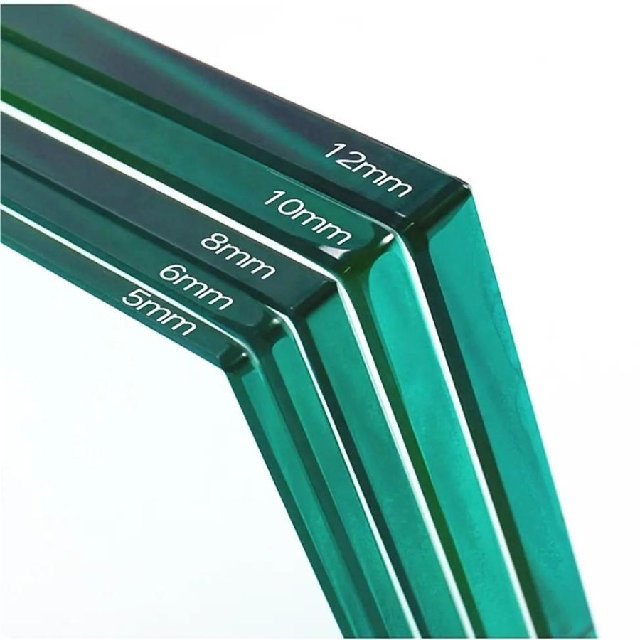 Customized Clear/Tinted/Flat/Curved /Shaped Toughened/Tempered/Safety Glass for Decorative/Showeroom/Curtain Wall/Door/Fence