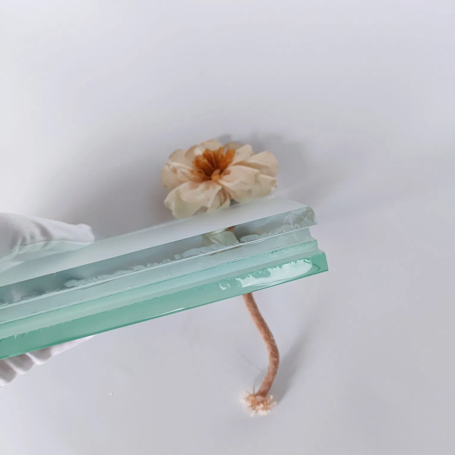 Ultra Clear/Extra Clear Frost Satin Decorative Acid Etched Obscure Window Patterned Glass