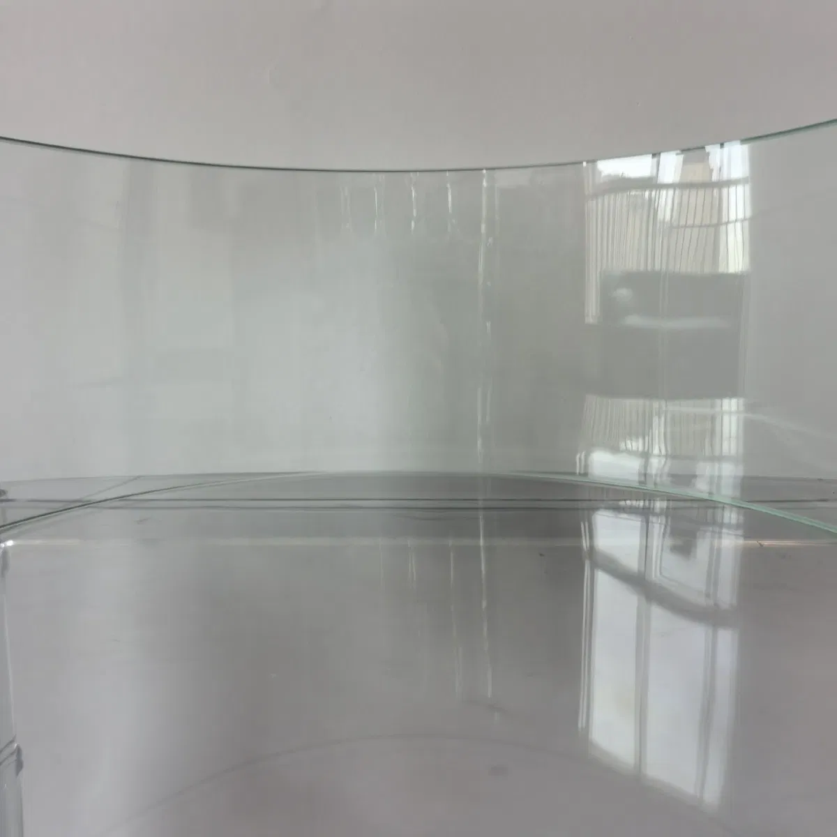 Customized High Temperature Resistant Furnace Curved Tempered Glass Cover