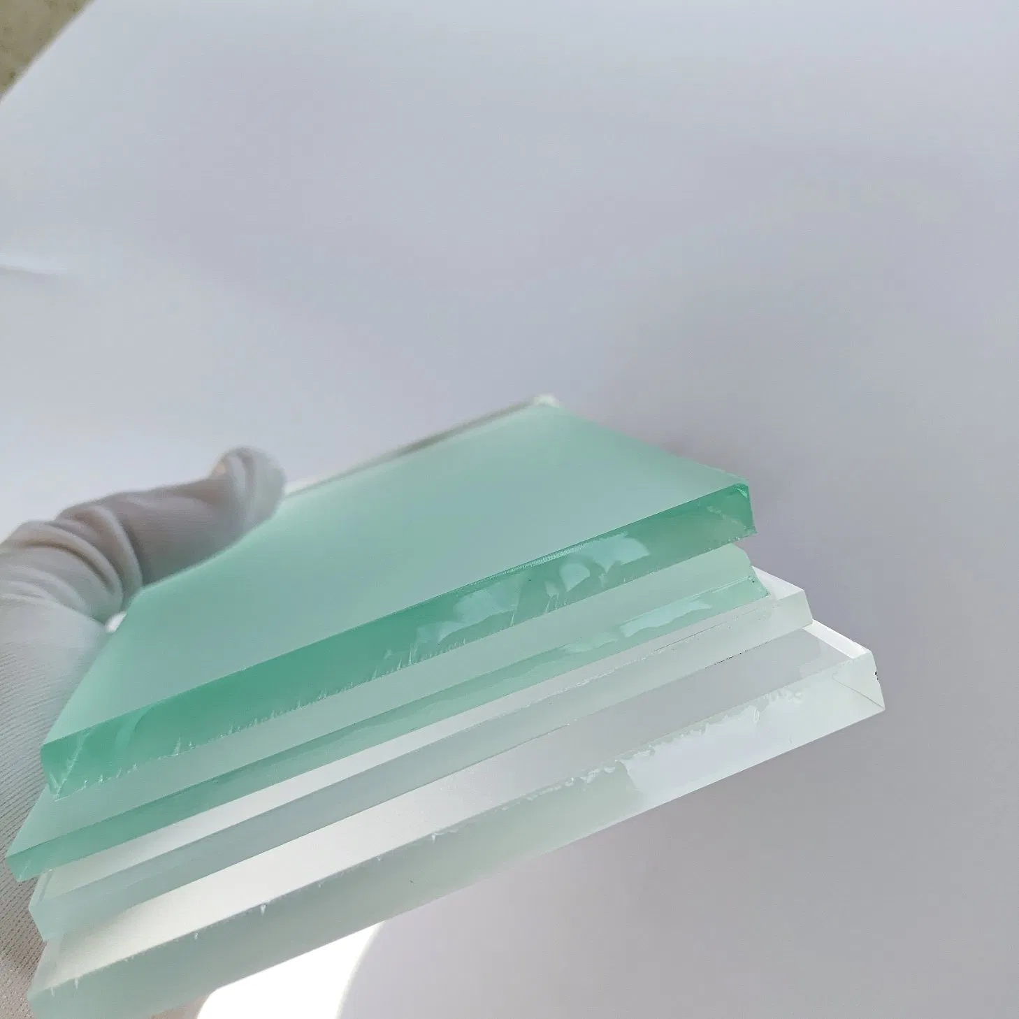 Ultra Clear/Extra Clear Frost Satin Decorative Acid Etched Obscure Window Patterned Glass