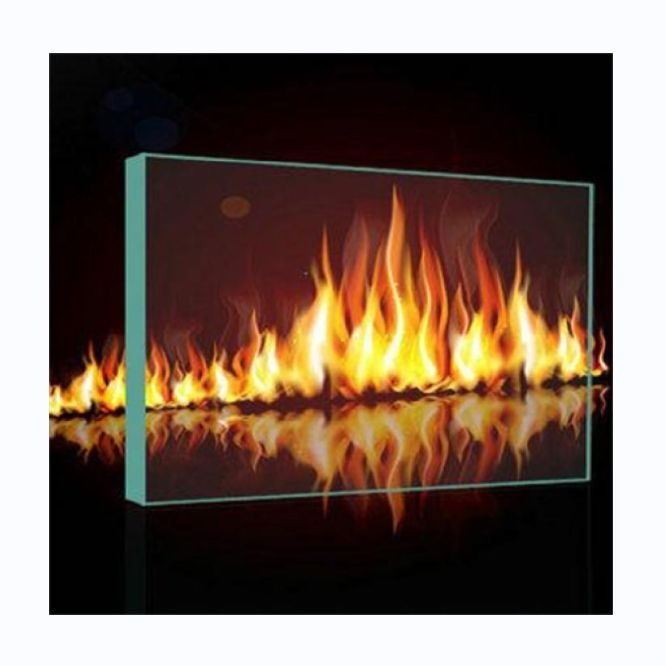 5mm 6mm 8mm10mm 12mm Fire Glass Reflective Toughened Borosilicate Anti Fire Glass for Windows and Doors
