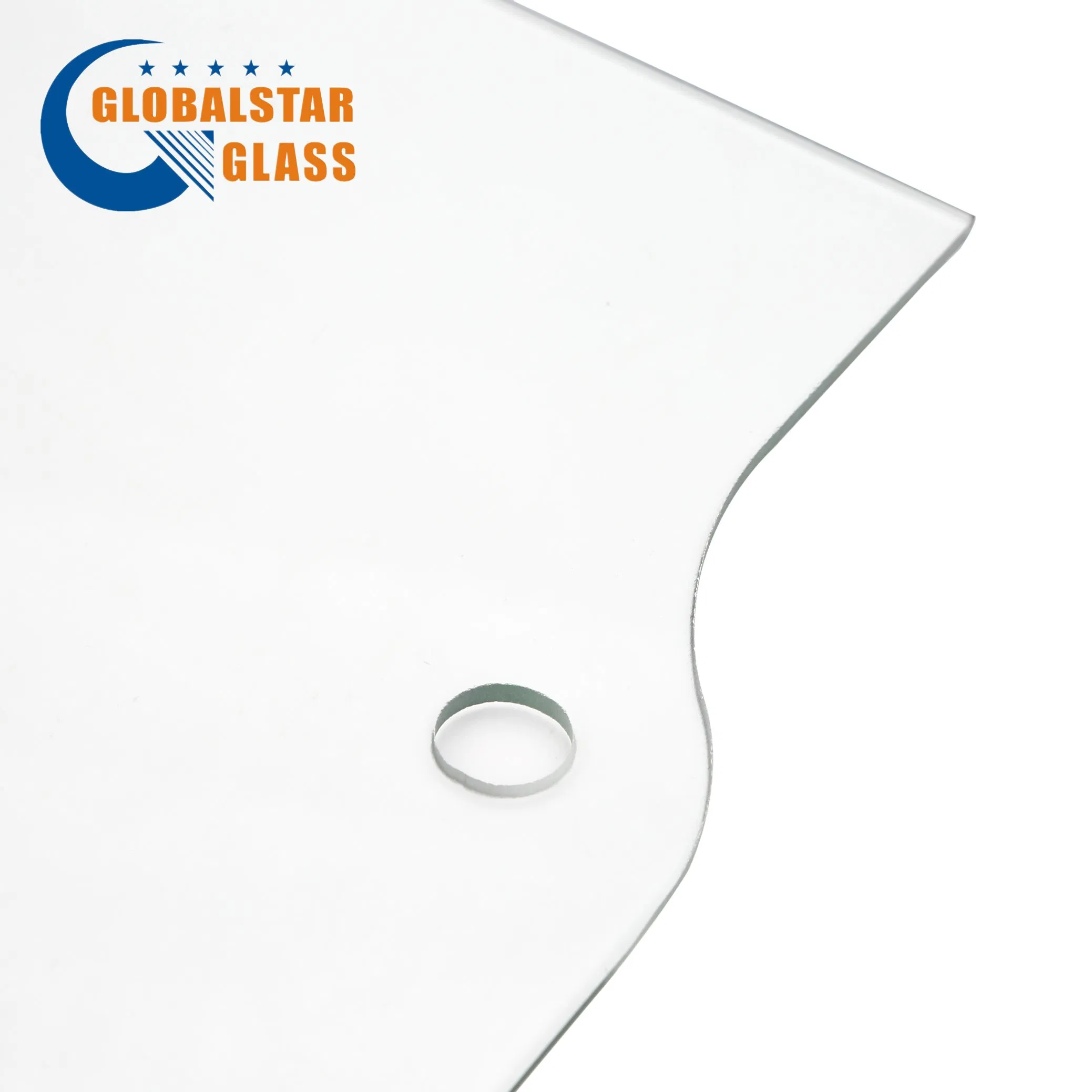 Frameless Clear Flat Curved Toughened Tempered Laminated Safety Glass for Shower Enclosure/Door/ Swimming Poolfence/Furniture/Balustrade/Greenhouse