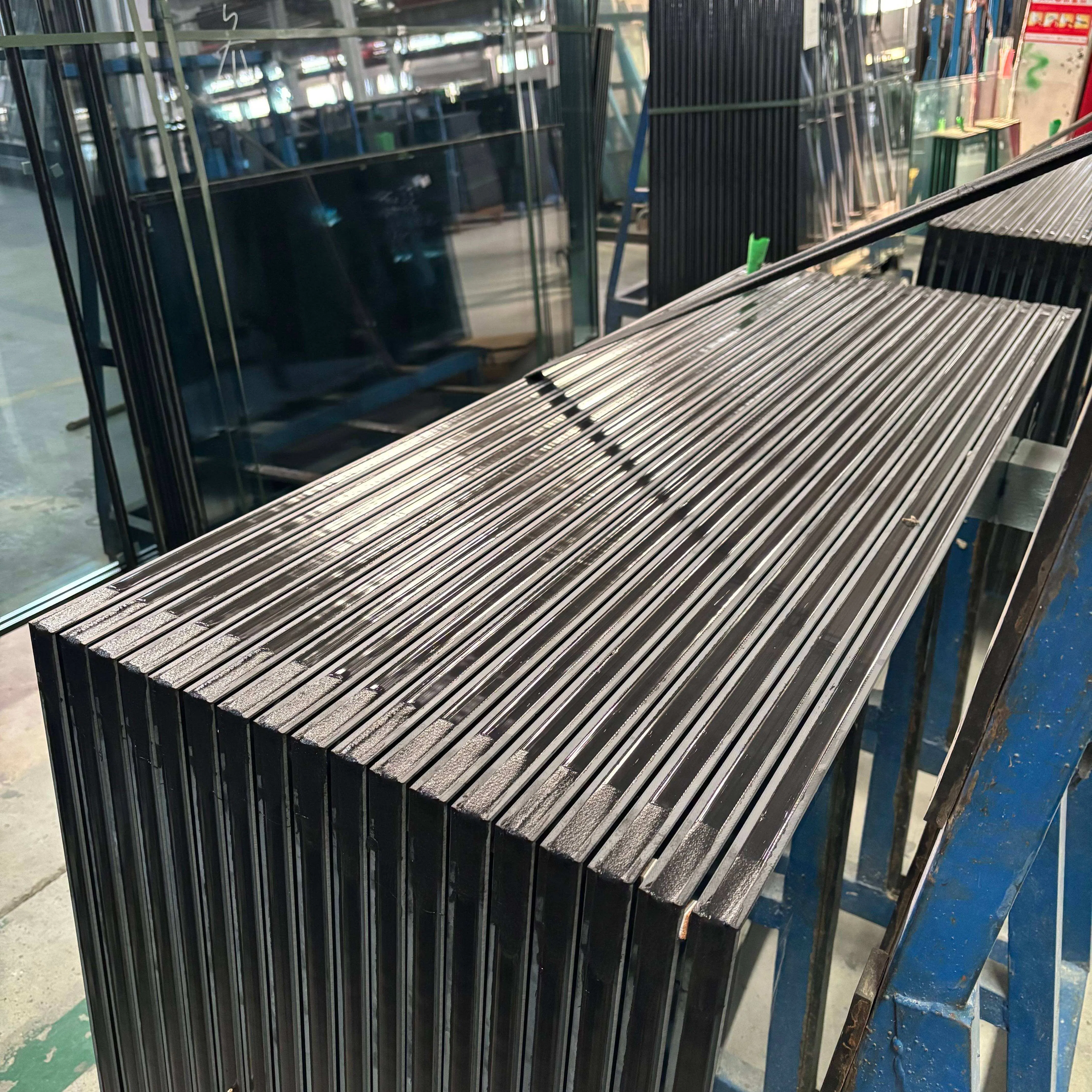 Triple Insulated Glass Sound Proof Solar Control Double Low-E Hollow Tempered Glass