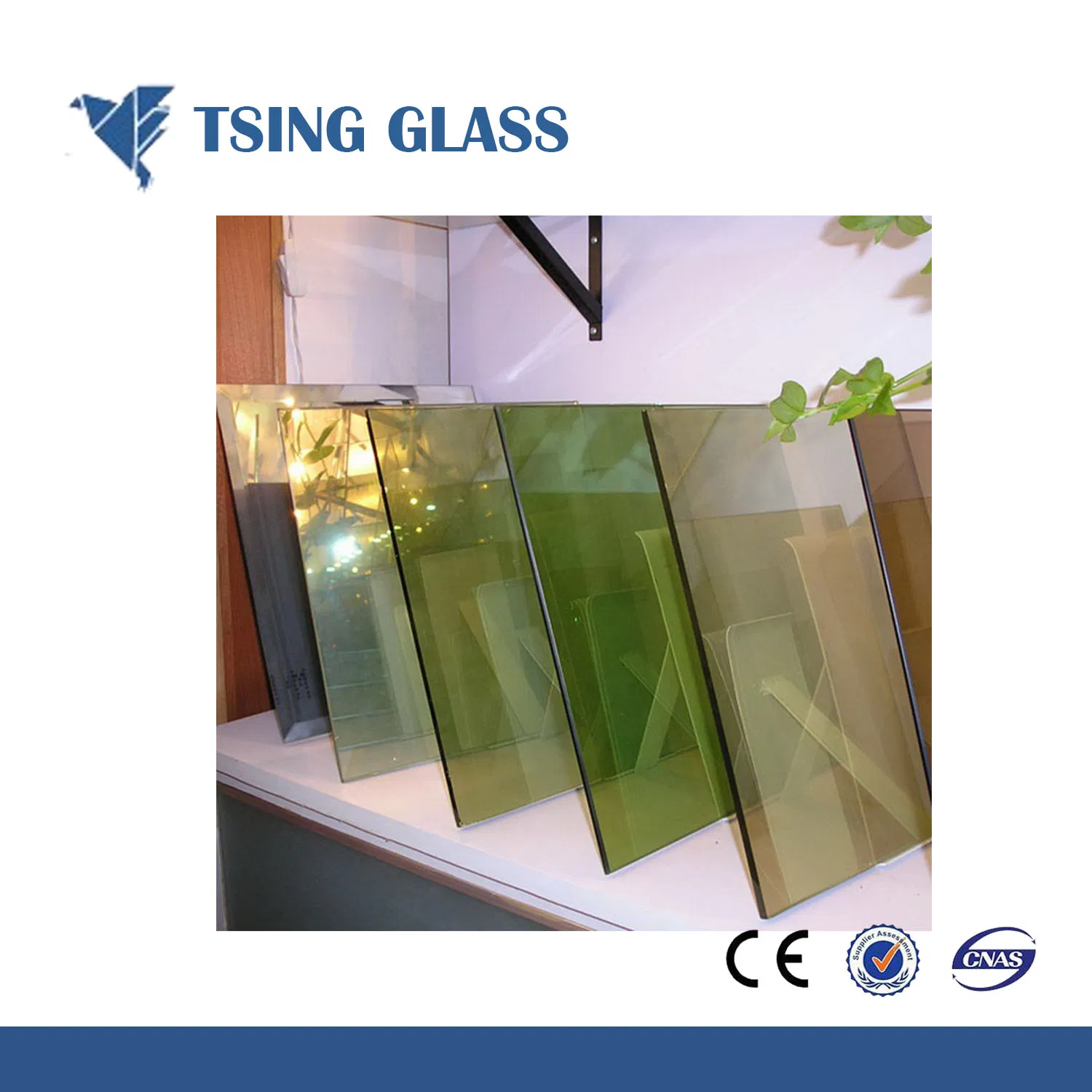 Solar Control Glass, Colored Online Solar Control Reflective Coating Glass