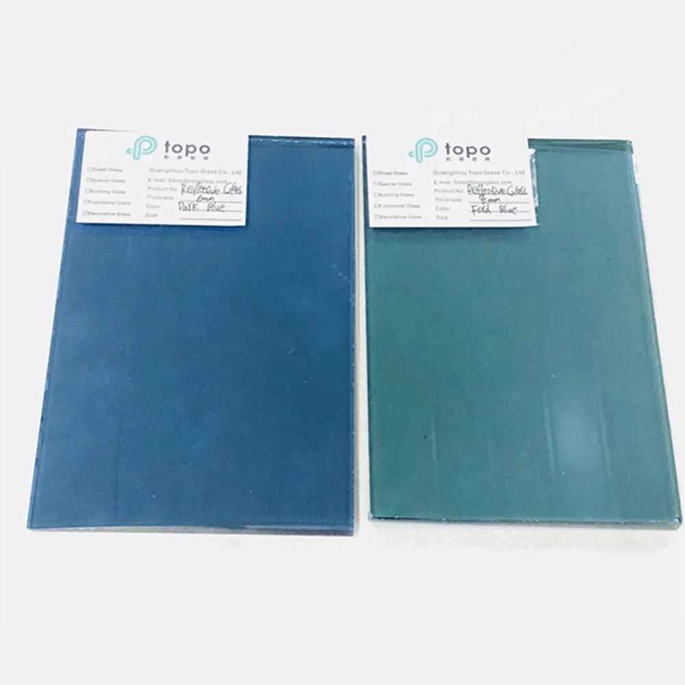 4mm 5mm 6mm 8mm 10mm 12mm Super Self-Cleaning Ford Blue Reflective Glass (R-MB)