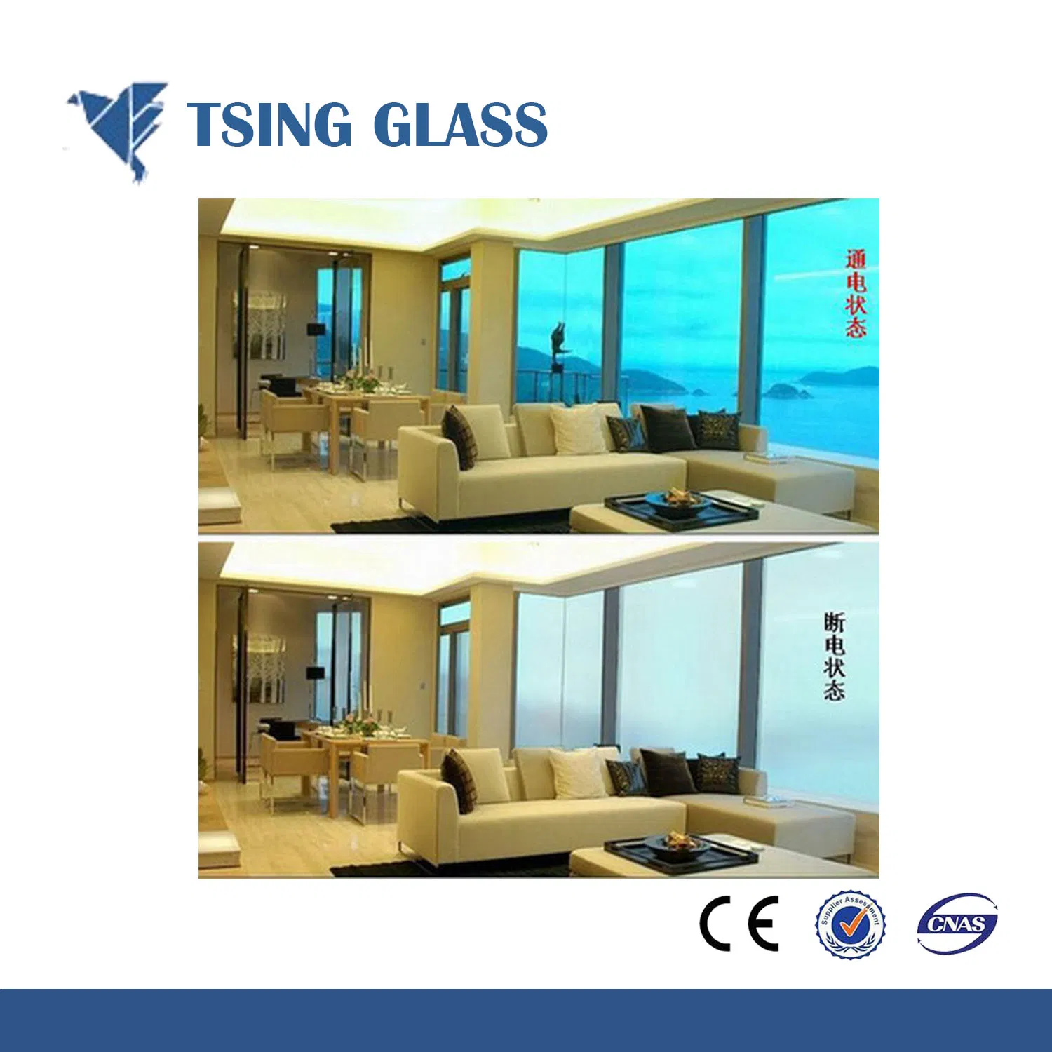 New Products China Factory Price Switchable Pdlc Glass Smart Film Smart Glass