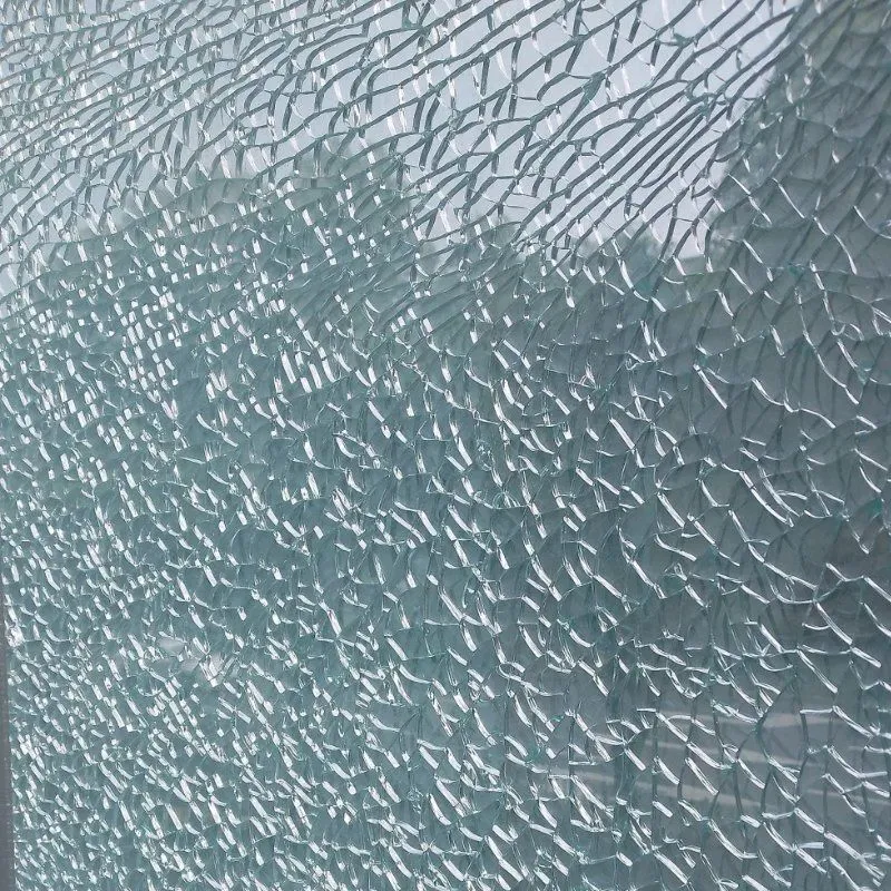 Broken Tempered Glass