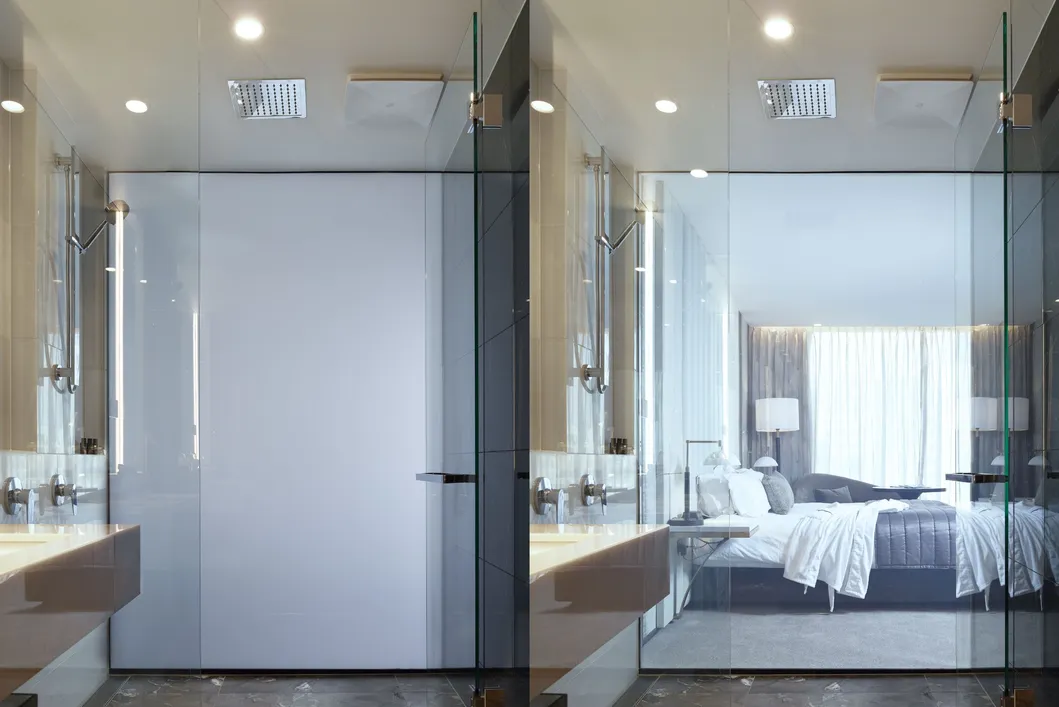 Frosted to Clear Effect