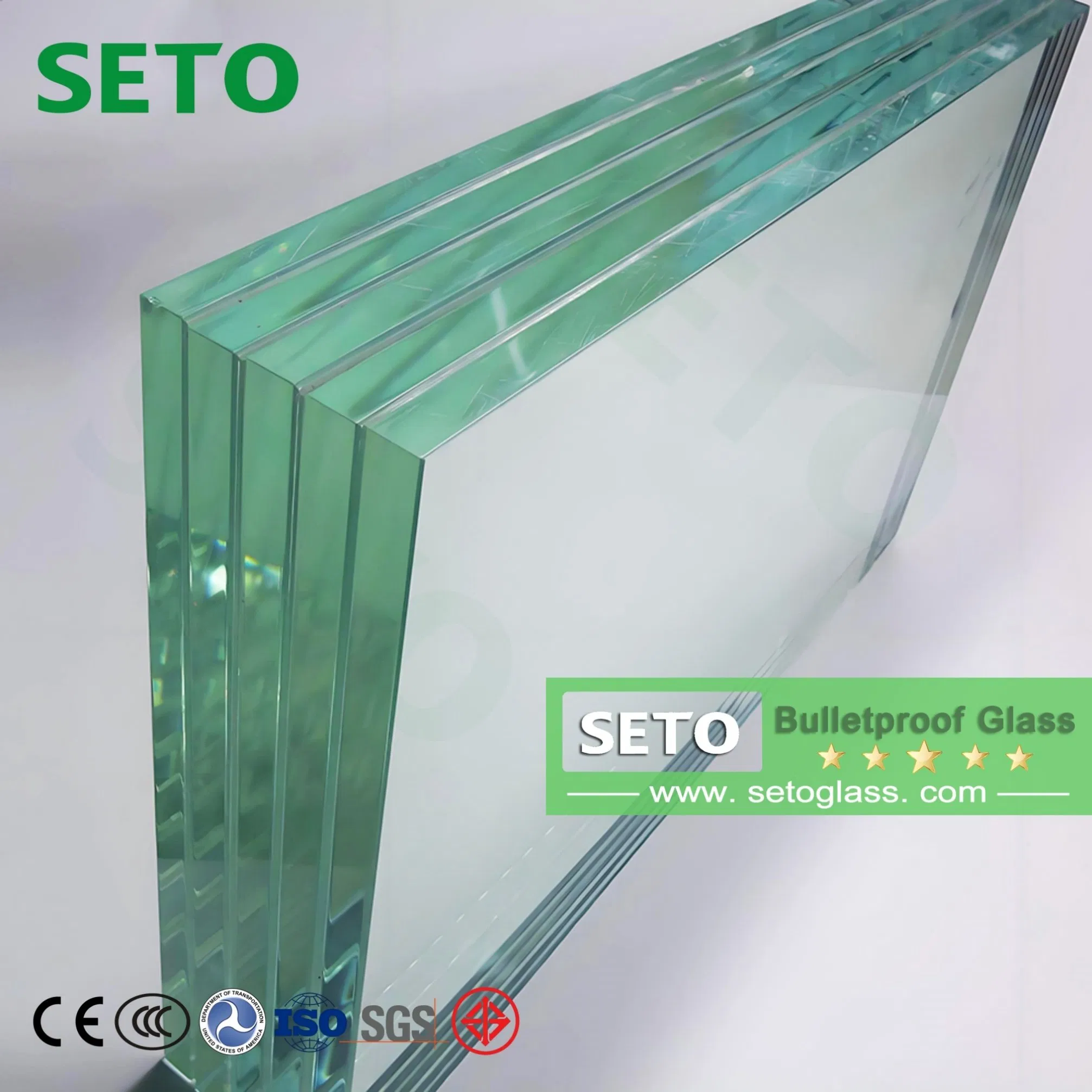 Ballistic Glass Price Bulletproof Armored Bullet Resistant Glazing Tempered Laminated Bulletproof Windows