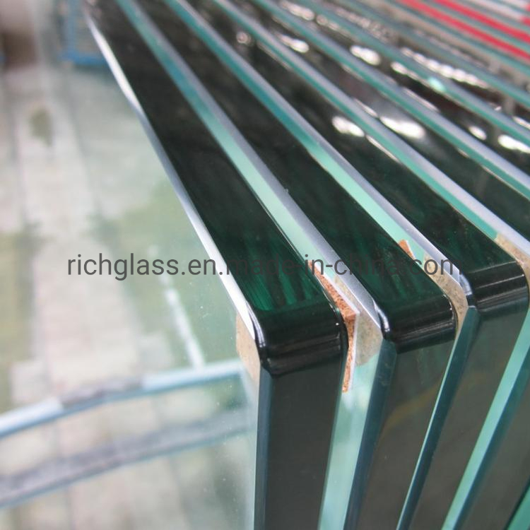 Sheet Float Reflective Frosted Acid Etched Glass Esg/Vsg Toughened Safety Laminated Low E Insulated Tempered Glass for Building Construction Decorative