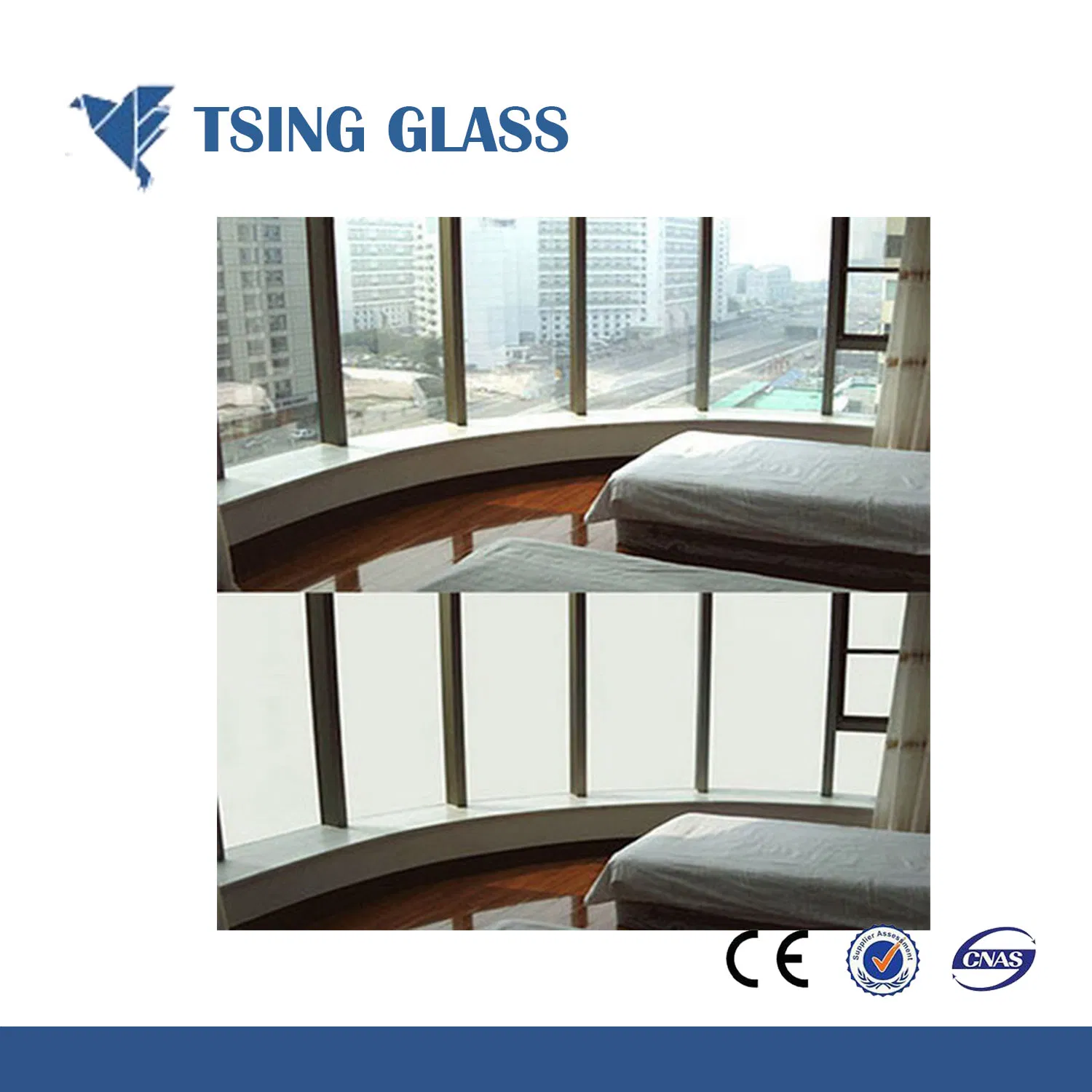 New Products China Factory Price Switchable Pdlc Glass Smart Film Smart Glass