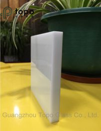 Self-Cleaning Jade White Crystal Float Glass for Washbasin Glass (S-JD)