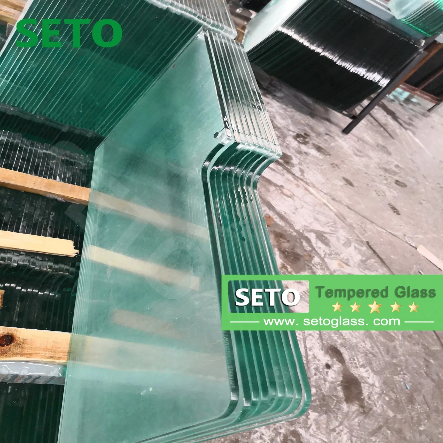 Wholesale Curved Tempered Glass Architectural Glass for Building