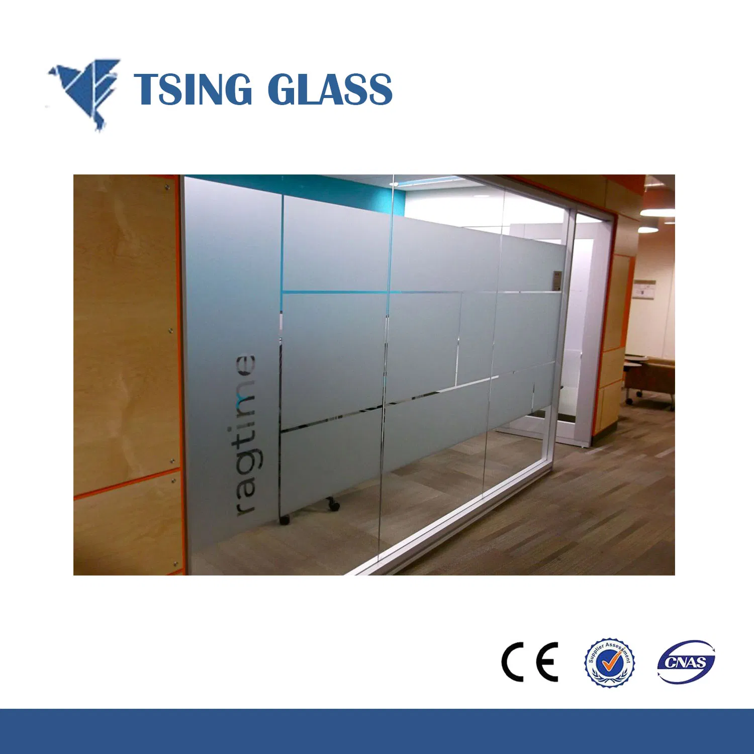4-15mm Sandblasted Glass Frosted Glass Acid Etched Glass for Shower Room/Office/Door Buliding Glass