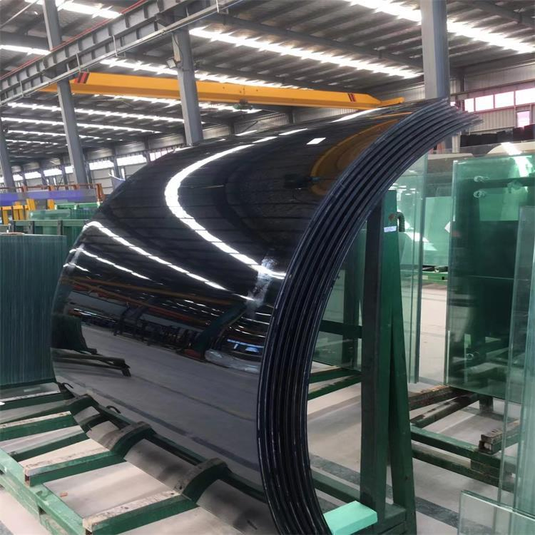 10mm 12mm 15mm Curved Laminated Ultra White Tempered Glass with Polished Edges