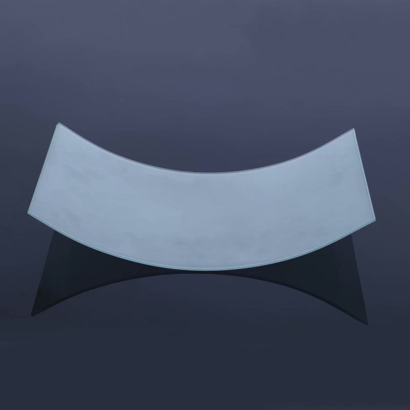 Customized High Temperature Resistant Furnace Curved Tempered Glass Cover