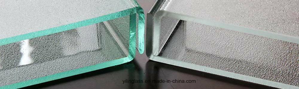 Toughened U Shaped Glass Grain Pattern U Channel Glass