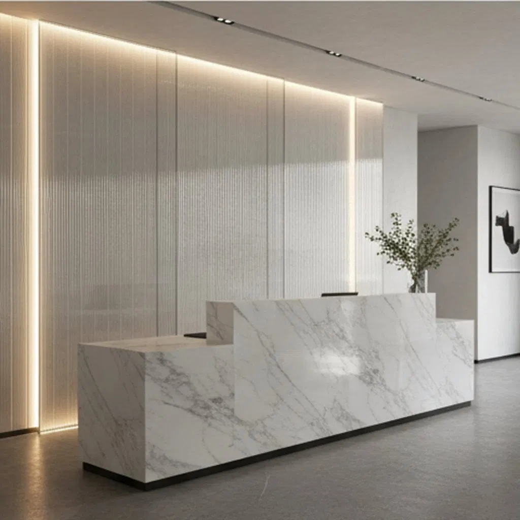 Strong Tempered Artistic Acid-Etched Glass with Tailored Prints for Your Furniture