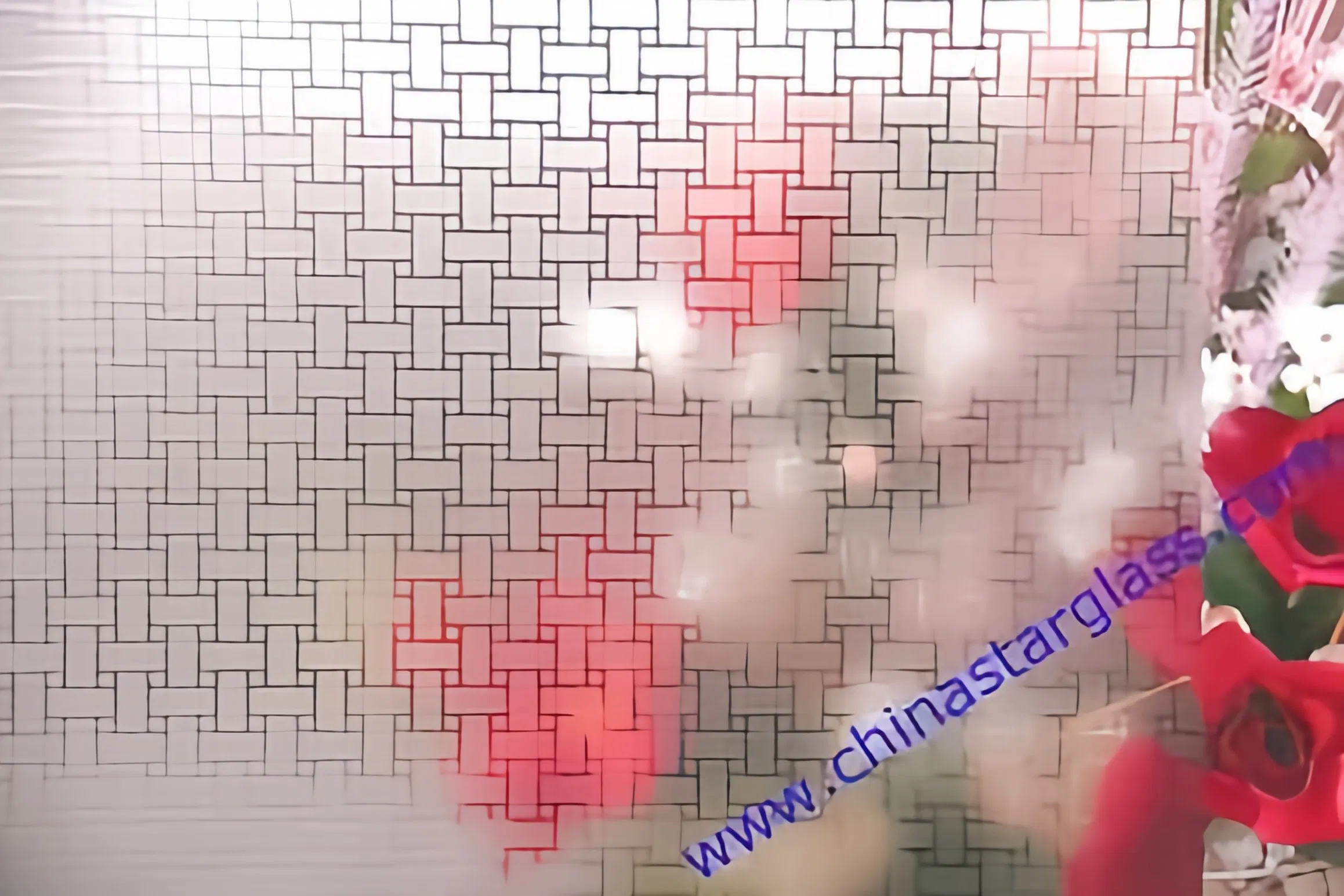 10mm Acid Etched Glass for Decoration/Construction/Bathroom/Commercial Building