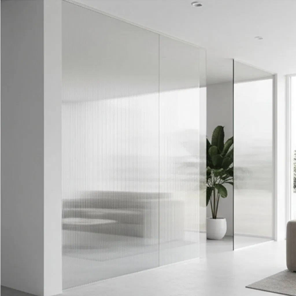 Strong Tempered Artistic Acid-Etched Glass with Tailored Prints for Your Furniture