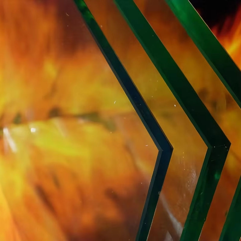 5mm 6mm 8mm10mm 12mm Fire Glass Reflective Toughened Borosilicate Anti Fire Glass for Windows and Doors