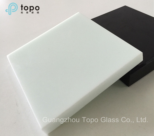 Self-Cleaning Jade White Crystal Float Glass for Washbasin Glass (S-JD)