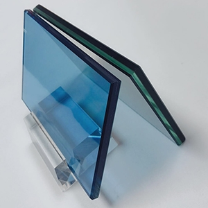 Tempered Gray Blue Green Brown Color Solar Control Sandwich Glass Sunlight Shading Laminated Glass