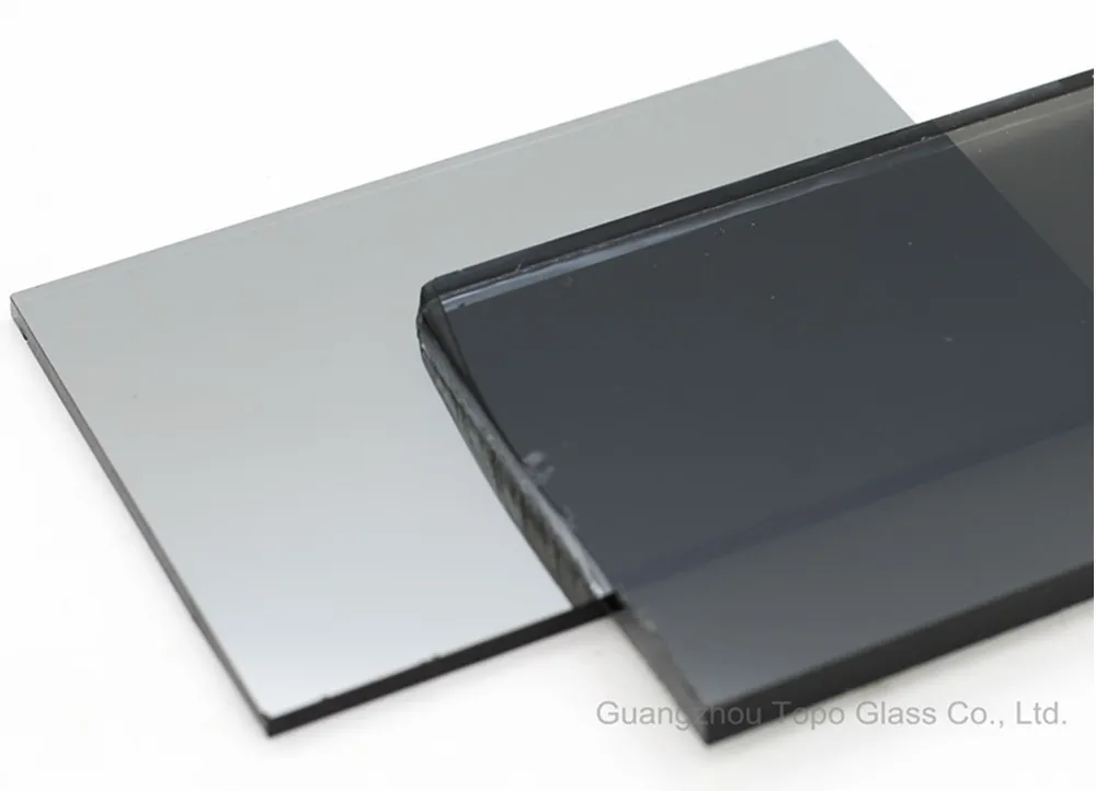 Grey Reflective Glass for building
