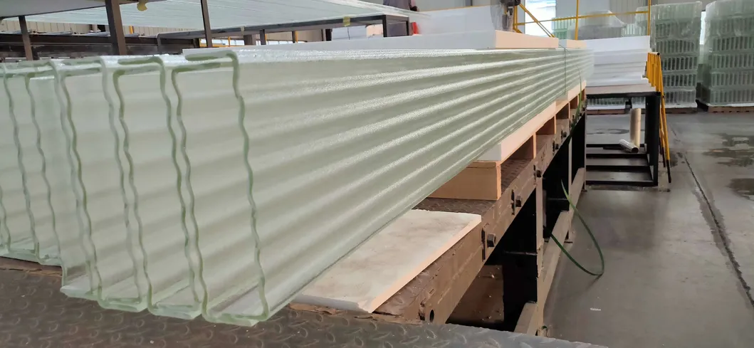 Toughened Wave U Channel Glass