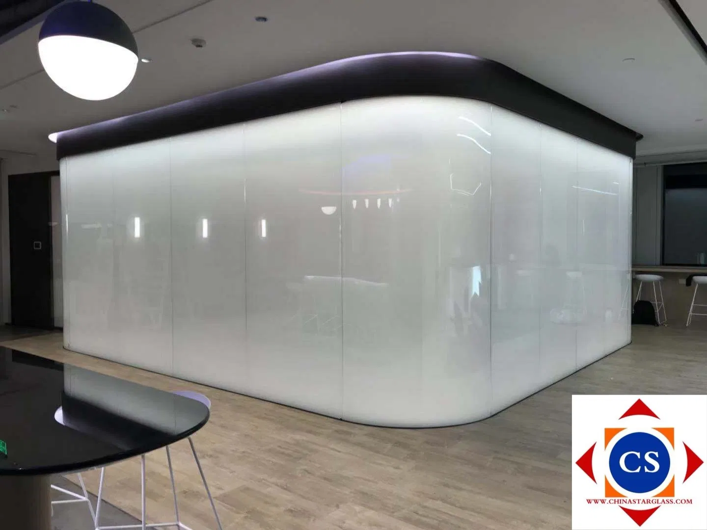 12mm Switchable Privacy Glass Electric Dimming Smart Pldc Film Glass for Building/Hotel/Bathroom/Office