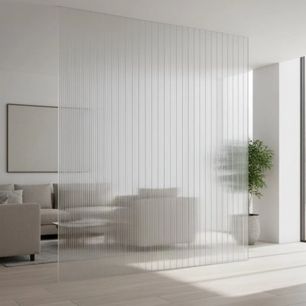 Strong Tempered Artistic Acid-Etched Glass with Tailored Prints for Your Furniture