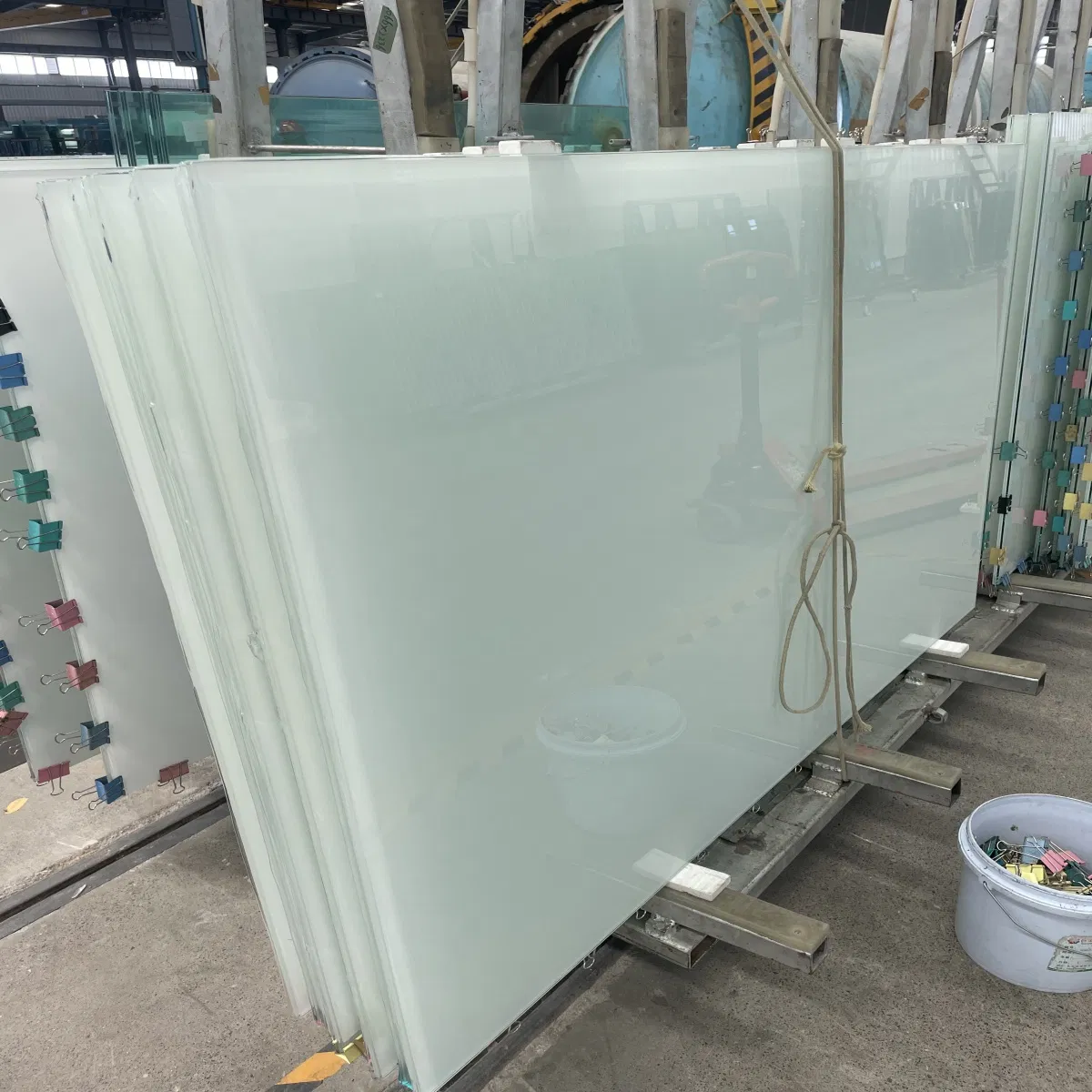 Oversized Facade Curtain Window Skylights Jumbo Single/Double/Triple Silver Low E Reflective Hollow/Insulated Tempered/Laminated Glass/ Door Glass