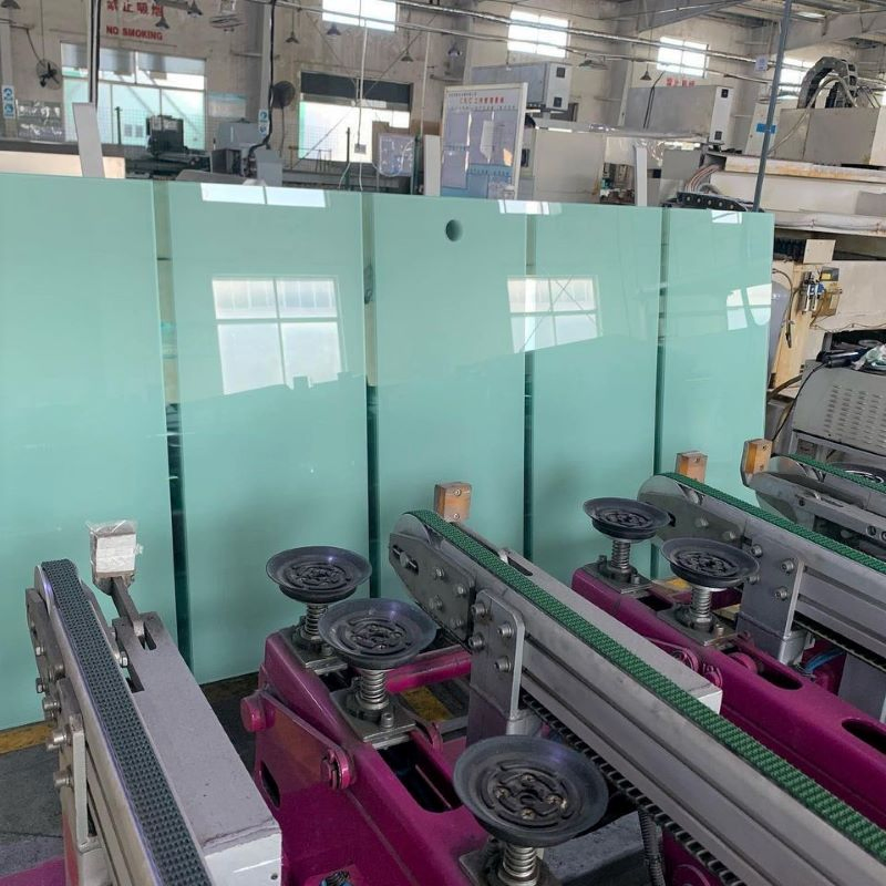 3-19mm Acid Etched/Art Frosted/ Clear Float Solid Frosted/Obscure Tempered Translucent Pantry Laundry Door Glass for Decorative Glass Clear Float Glass