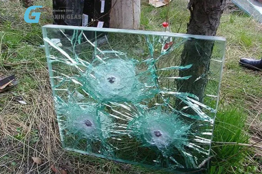 Super Quality Guoxin Laminated Window Security Bulletproof Armored Glass Manufacturer