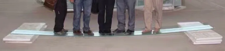 Toughened U glass strength