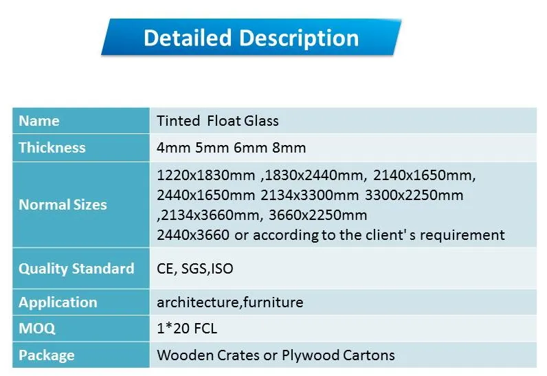 Tinted Float Glass