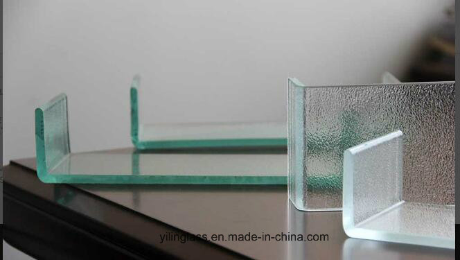 Toughened U Shaped Glass Grain Pattern U Channel Glass