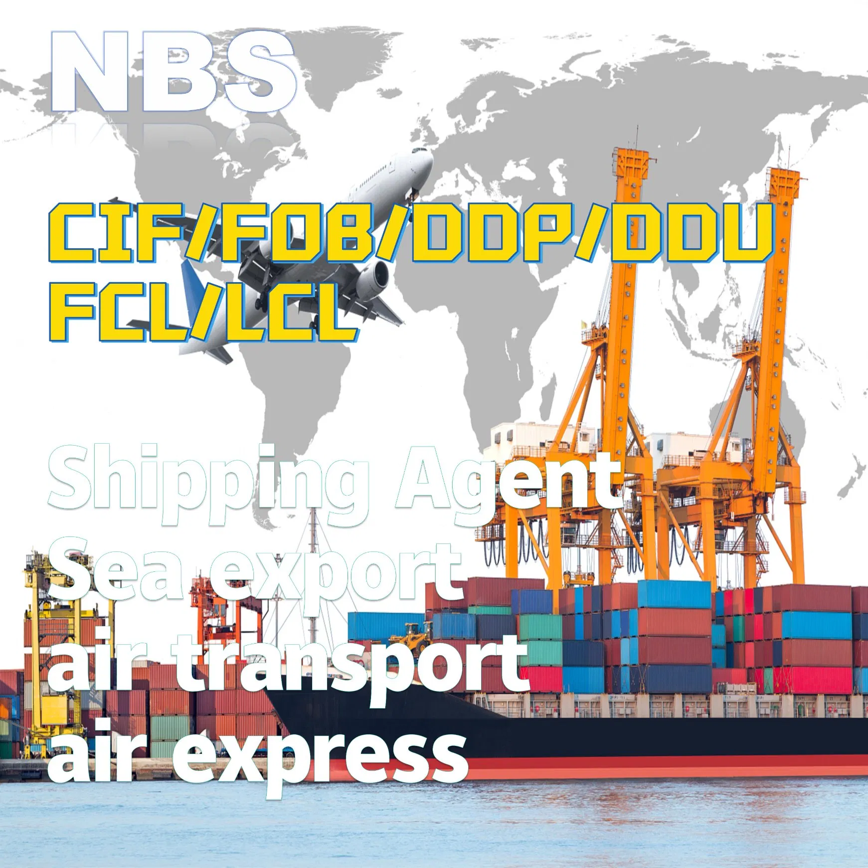 LCL/FCL DDU/DDP Shipping Ocean Freight Forwarder Air Shipment Railway Logistics Sea Freight From China to USA/Canada/Europe/Middle East/Argentina/Bahamas
