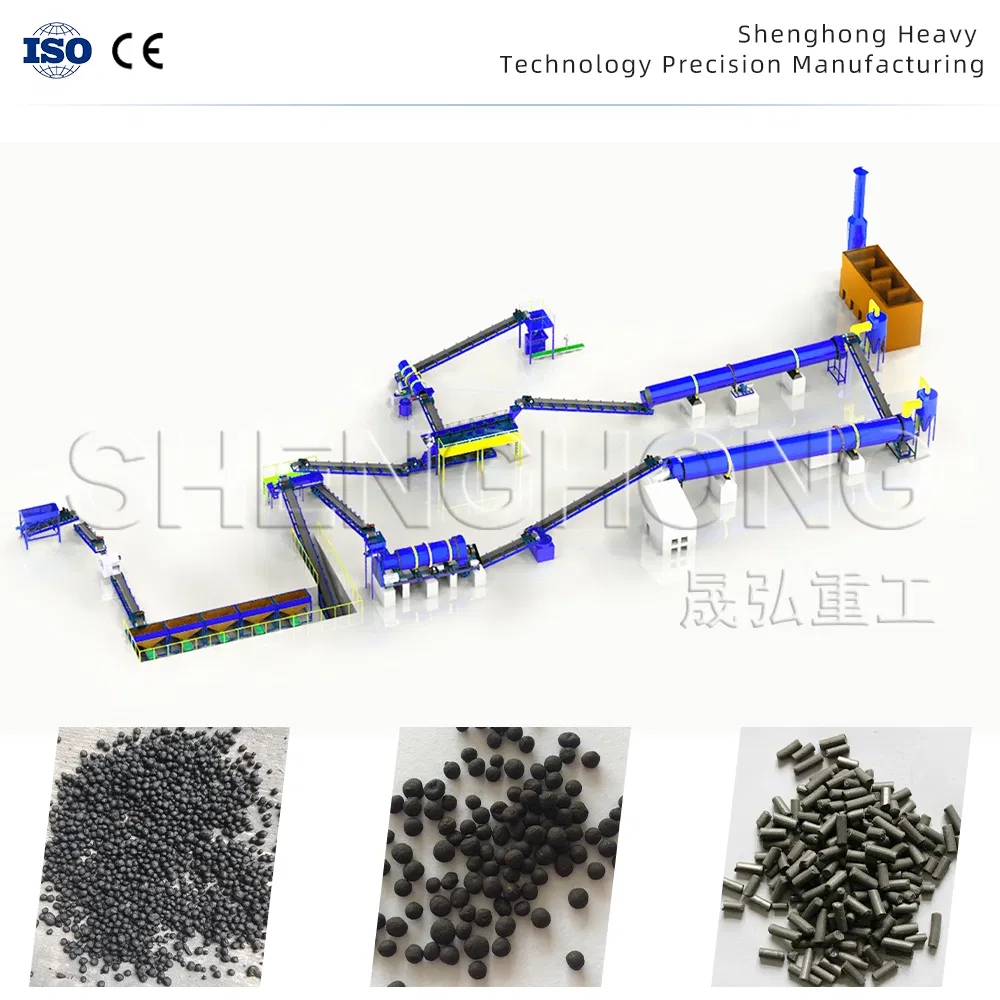 5t/H Chicken Manure Ball Granular Organic Fertilizer Production Line