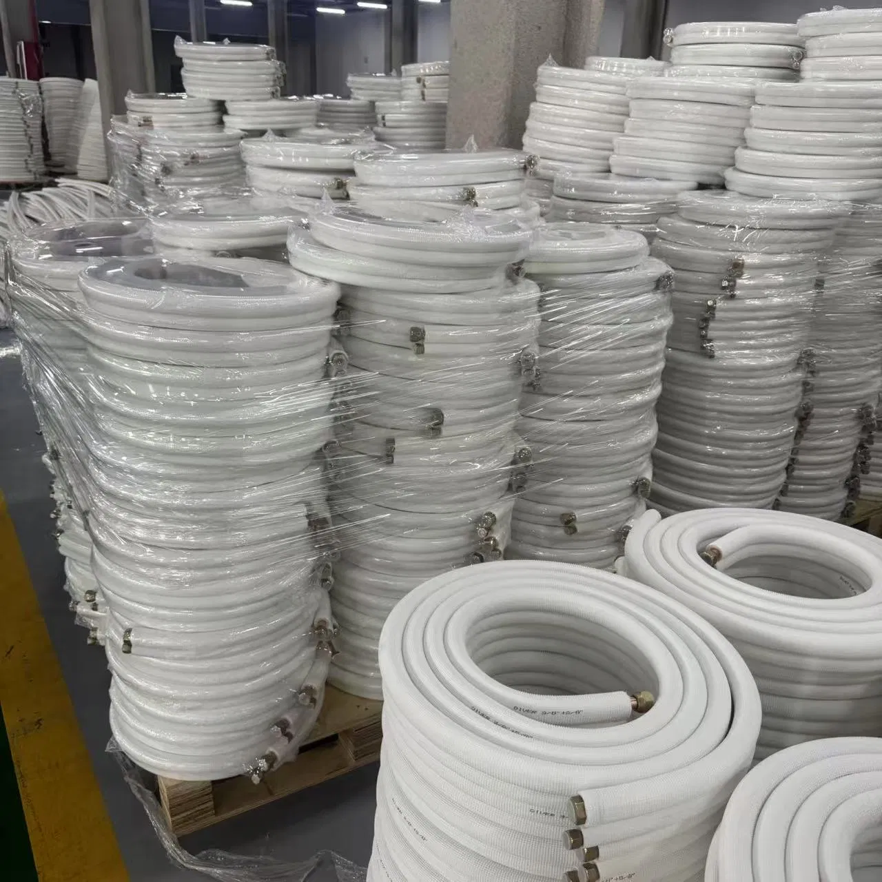 Customized White PE Insulation Copper ASTM B280 &amp; UL94 Standard Line Set