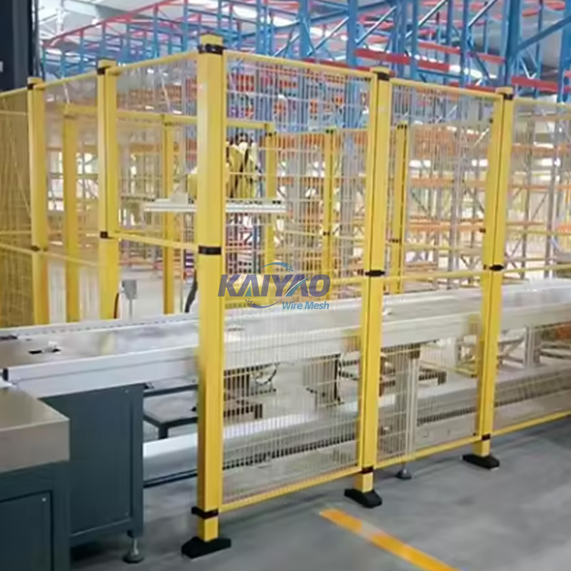 High-Quality Fence Isolation for Logistics Sorting Area, Galvanized Railing