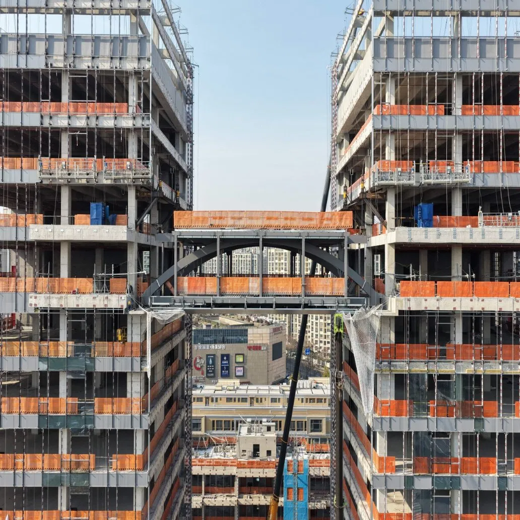 Reliable China Wholesale Customized ISO CE Steel Structure Building Material of Large-Span Heavy Steel Link Corridor for 3D Ecological Industrial Park