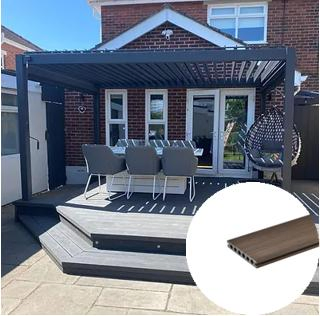 High Weather Resistance High Quality Anti-Slip Anti-Rot Waterproof Colorful Wood Grain Coextrusion WPC Decking Floor for Outdoor