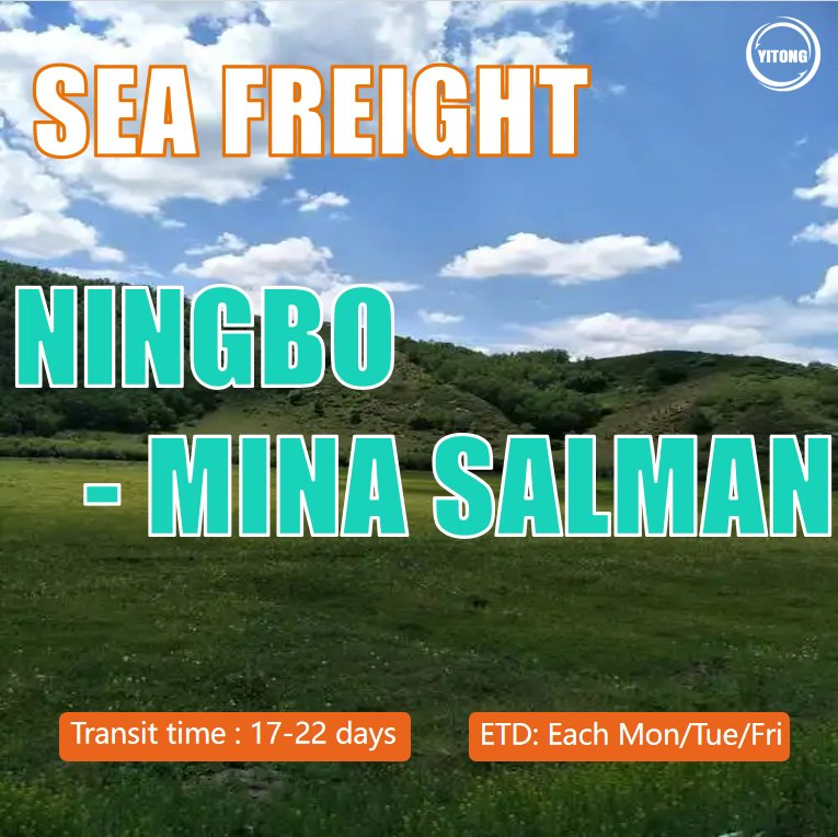 Shipping Company Logistics Forwarder Shipping Agent Shipping Agent Middle East Sea Logistics From Guangzhou to Mina Salman, Bahrain