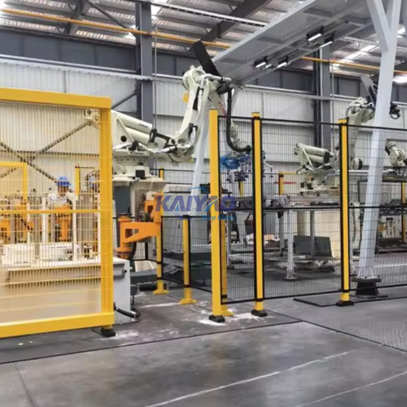 High-Quality Fence Isolation for Logistics Sorting Area, Galvanized Railing